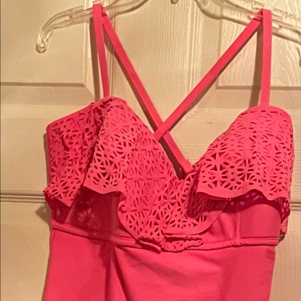 Collection by Catalina Neon Swim Top Separate